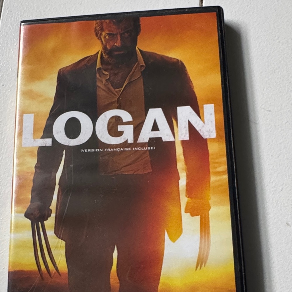 Logan DVD with Orange and Black Cover